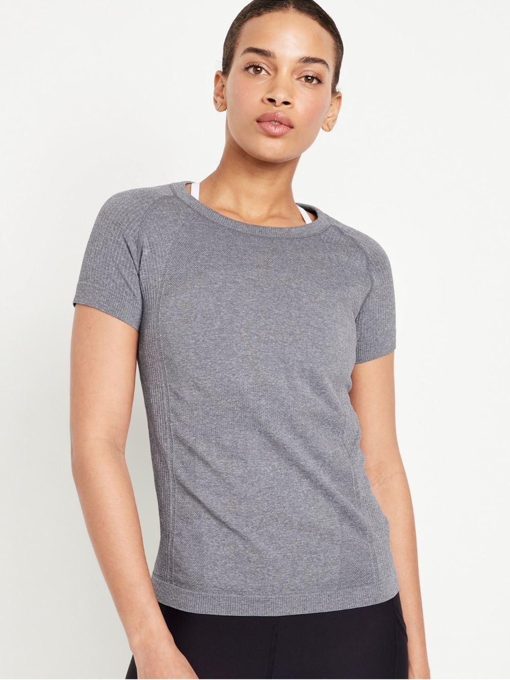 Seamless Fitted Active T-shirt Small Old Navy